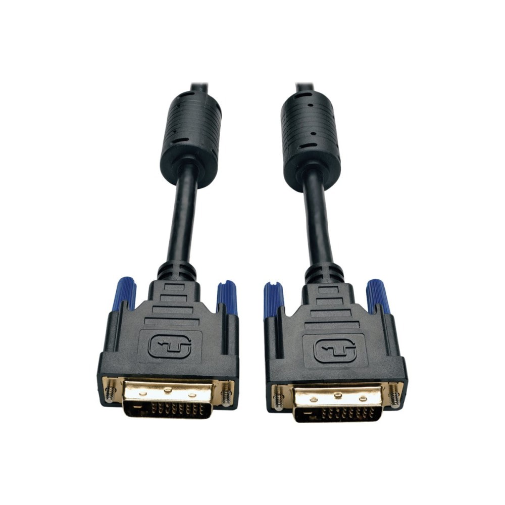 DVI Dual Link Cable, Digital TMDS Monitor Cable, 6 ft, Black
